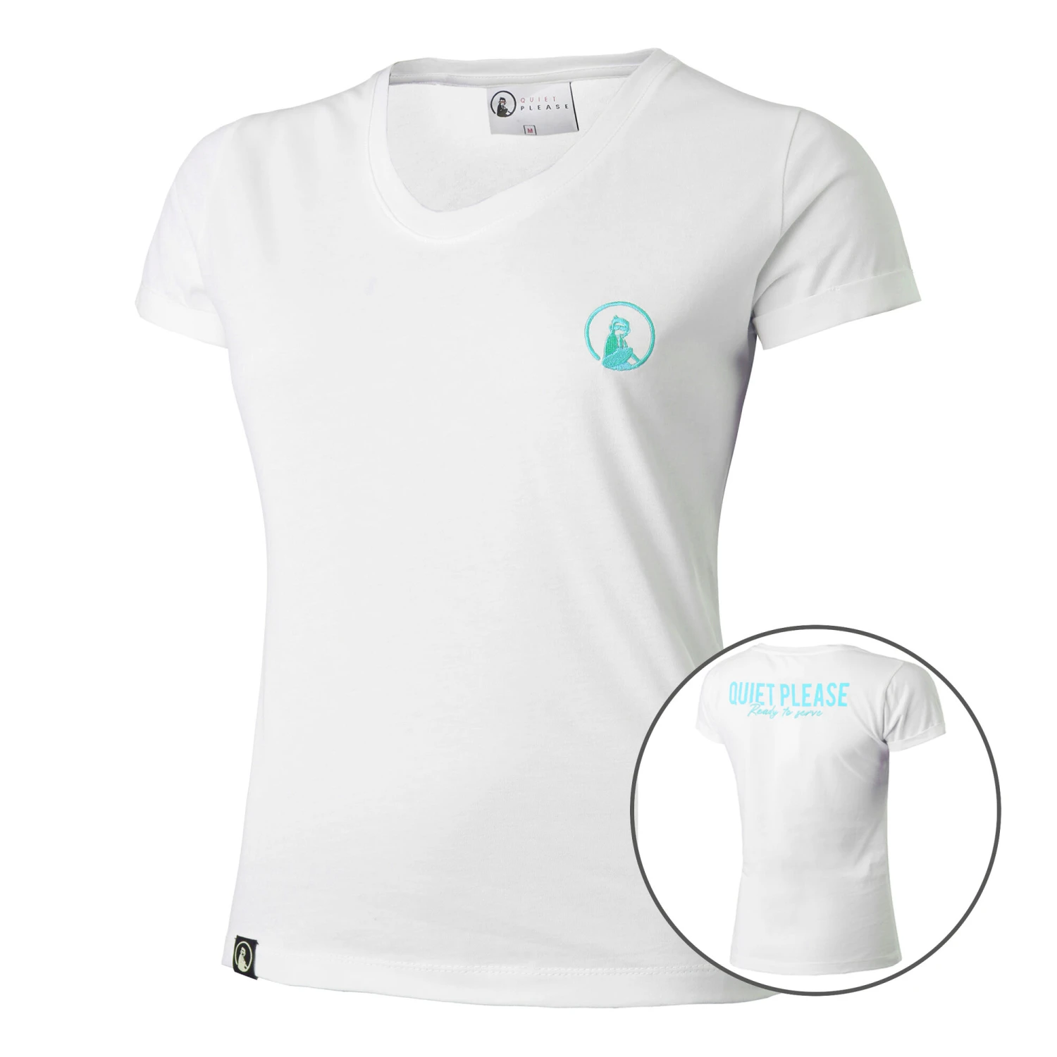 Ready To Serve T-Shirt Women - White 1 Ready To Serve T-Shirt Women - White