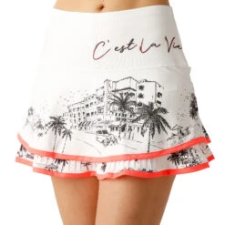 C'est La Vie Long Skirt Women - White, Black