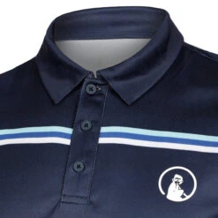 Ocean AOP Stripe Tournament Polo Men - Blue -Muse Style Shop 00191000 10