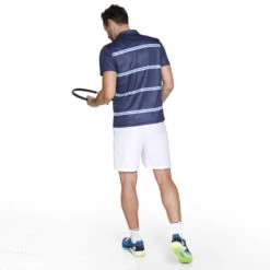 Ocean AOP Stripe Tournament Polo Men - Blue -Muse Style Shop 00191000 14