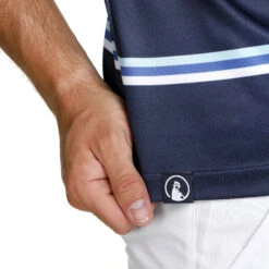 Ocean AOP Stripe Tournament Polo Men - Blue -Muse Style Shop 00191000 17