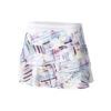 Splatter Up Scallop Skirt Women - White, Multicoloured