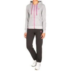 BIDI BADU Lora Basics Tracksuit Women - Lightgrey, Dark Grey