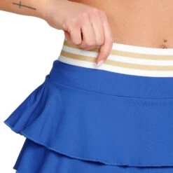 Retro Layering Skirt Women - Blue, Multicoloured -Muse Style Shop 00278000 0 9