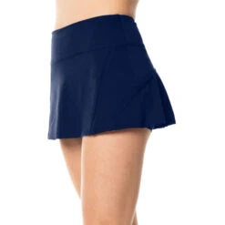 Mesh Inline Skirt Women - Dark Blue, White -Muse Style Shop 00285000 11