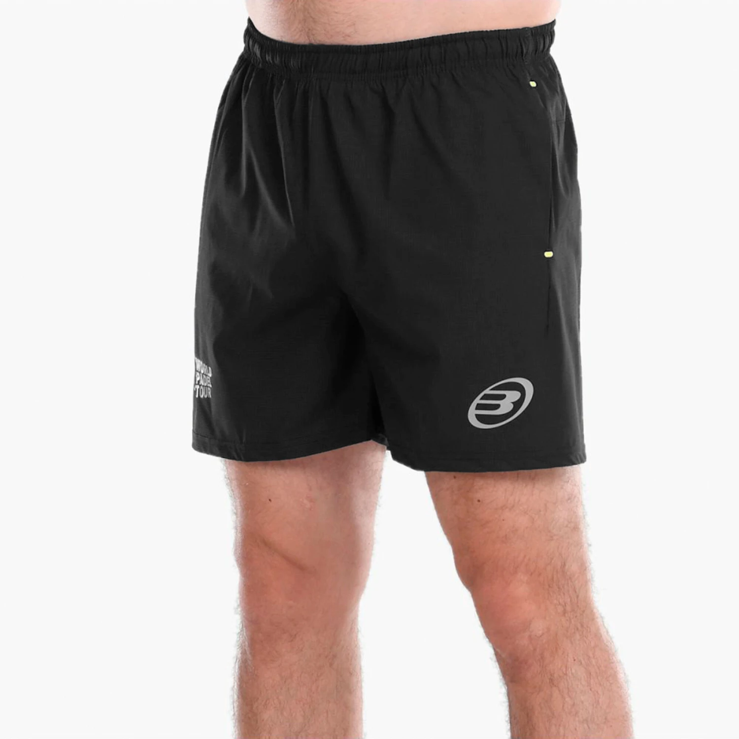 BULLPADEL Lunes Shorts Men - Black, Yellow 7 BULLPADEL Lunes Shorts Men - Black, Yellow - Image 7