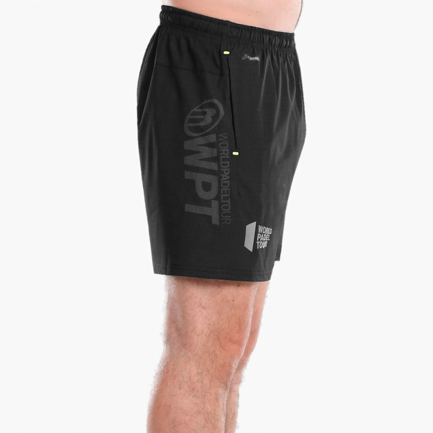 BULLPADEL Lunes Shorts Men - Black, Yellow 8 BULLPADEL Lunes Shorts Men - Black, Yellow - Image 8