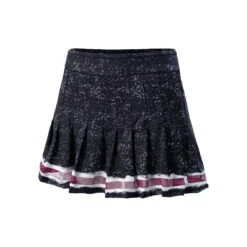 Long Roller Pleated Skirt Women - Black, Multicoloured