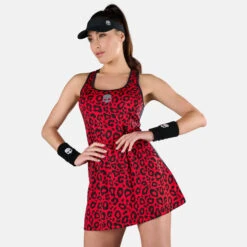 Hydrogen Tech Panther Dress Women - Red, Black -Muse Style Shop 00746000 13