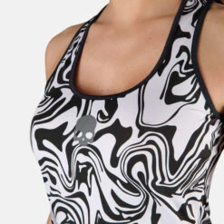 Hydrogen Tech Chrome Dress Women - White, Black -Muse Style Shop 00751000 16