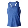 Wavy V-Neck With Bra Tank Top Women - Blue