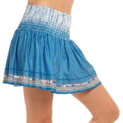 Long Dreamin' Smocked Skirt Women - Blue -Muse Style Shop 01178000 11