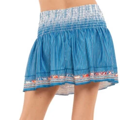 Long Dreamin' Smocked Skirt Women - Blue -Muse Style Shop 01178000 12