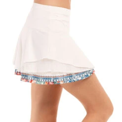 Long Aegean Dreams Skirt Women - White, Multicoloured -Muse Style Shop 01179000 11