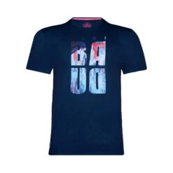 BIDI BADU Karifa Basic Logo T-Shirt Boys - Dark Blue, Turquoise