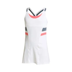 Fast Rally Dress Girls - White, Multicoloured