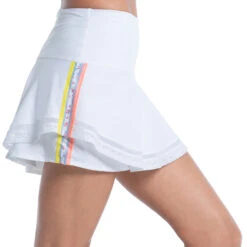 Long In Love Stripe Skirt Women - White -Muse Style Shop 01349000 15