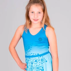 BIDI BADU Colortwist Dress Girls - Turquoise, Blue -Muse Style Shop 02155000 15