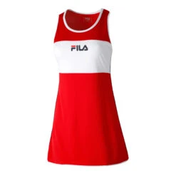 Fila Lola Dress Women - Red, White