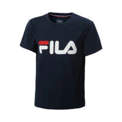 Fila Logo T-Shirt Boys - Blue, White