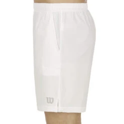 Wilson Rush 7 Woven Shorts Men - White, Grey -Muse Style Shop 04139000 21