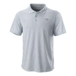 Wilson Stripe Polo Men - Grey, White