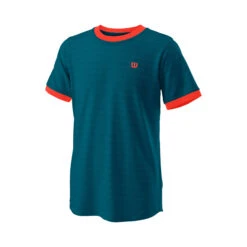 Wilson Competition II T-Shirt Boys - Blue, Orange