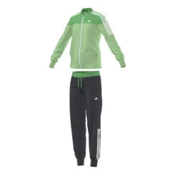 ADIDAS Polyester Tracksuit Girls - Green, White
