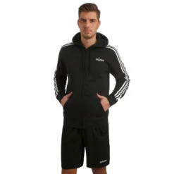 ADIDAS Essentials Plain French Terry Shorts Men - Black, White -Muse Style Shop 11773000 24