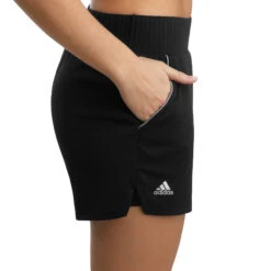 ADIDAS Club High-Rise Shorts Women - Black, White -Muse Style Shop 12293000 21