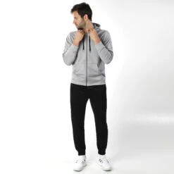 ADIDAS Linear French Terry Tracksuit Men - Lightgrey, Black -Muse Style Shop 12596000 24