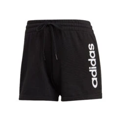 ADIDAS Linear French Terry Shorts Women - Black, White
