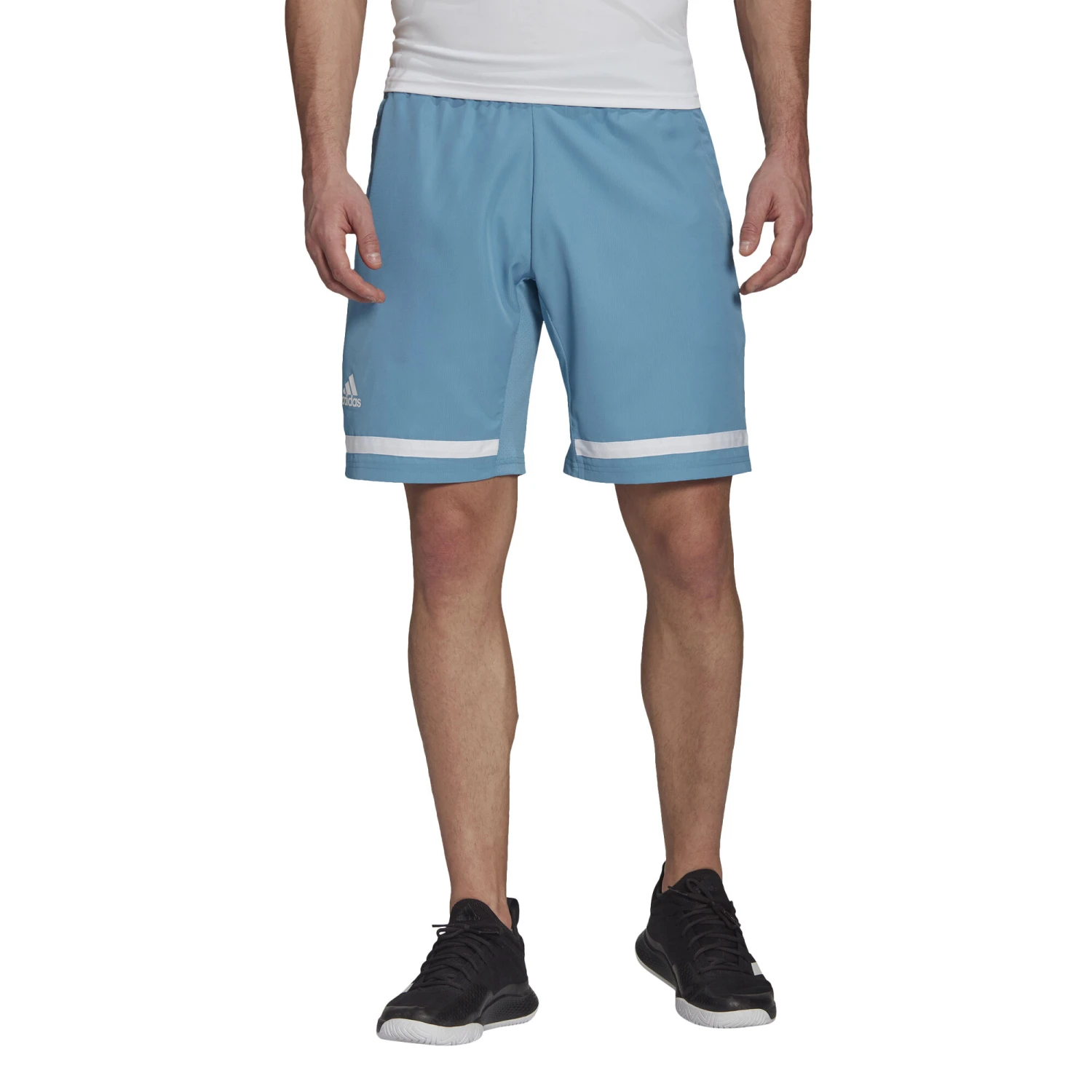 ADIDAS Club Shorts Men - Turquoise, White 2 ADIDAS Club Shorts Men - Turquoise, White - Image 2