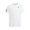 ADIDAS Club 3 Stripes T-Shirt Boys - White, Black