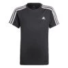 ADIDAS 3 Stripes T-Shirt Boys - Black, White