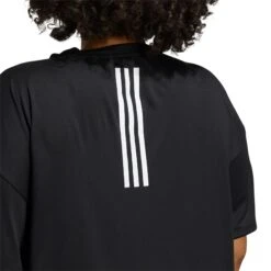 ADIDAS 3-Stripes Plus Size T-Shirt Women - Black, White -Muse Style Shop 15570000 14