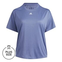 ADIDAS 3-Stripes Plus Size T-Shirt Women - Lilac