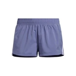ADIDAS Pacer 3-Stripes Woven Shorts Women - Lilac, White