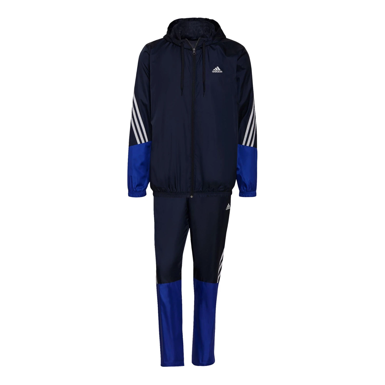 ADIDAS Woven Hooded Tracksuit Men - Dark Blue, Blue 1 ADIDAS Woven Hooded Tracksuit Men - Dark Blue, Blue