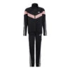 ADIDAS 3 Stripes Color Block Tracksuit Girls - Black, Pink