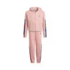ADIDAS All Over Print Cotton Tracksuit Girls - Pink, Multicoloured