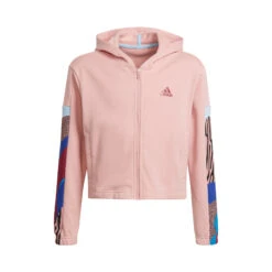 ADIDAS All Over Print Cotton Tracksuit Girls - Pink, Multicoloured -Muse Style Shop 16944000 10