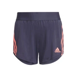 ADIDAS Aero Ready 3 Stripes Knitted Shorts Girls - Dark Blue, Pink