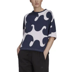 ADIDAS Marimekko Future Icon T-Shirt Women - Blue, White 9 ADIDAS Marimekko Future Icon T-Shirt Women - Blue, White -Muse Style Shop 17272000 15