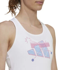 ADIDAS Cat Graphic Tank Top Women - White -Muse Style Shop 17348000 17