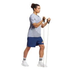 ADIDAS Train Icons 3-Stripes Training 9in Shorts Men - Blue, Orange -Muse Style Shop 17996000 15