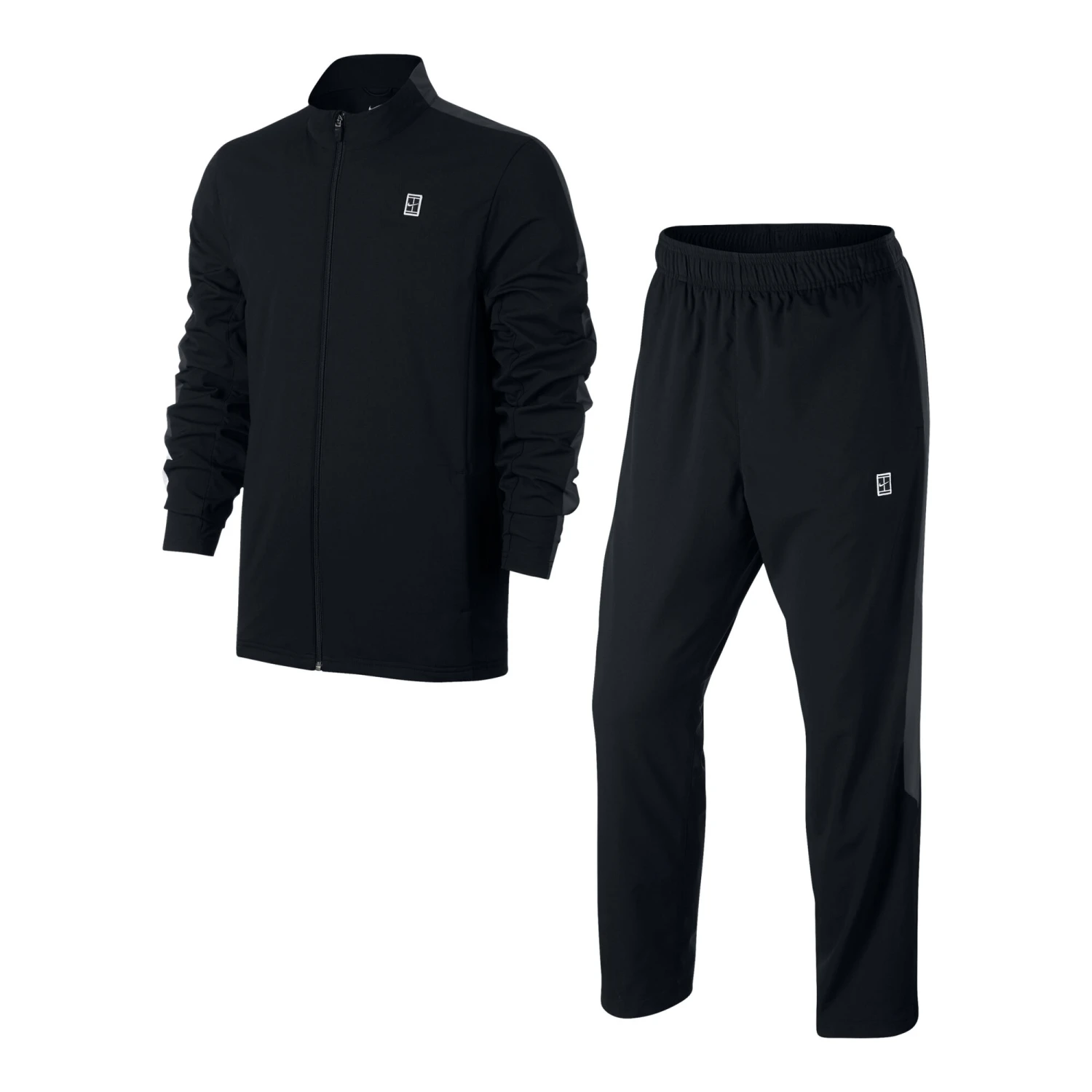 Nike Court Woven Warm Up Tracksuit Men - Black, Dark Grey 10 Nike Court Woven Warm Up Tracksuit Men - Black, Dark Grey - Image 10