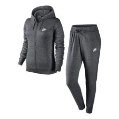 Nike Sportswear Tracksuit Women - Dark Grey, White -Muse Style Shop 47715000 000