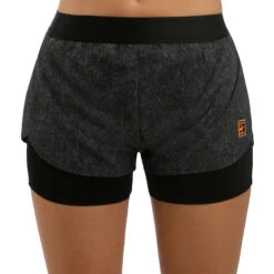 Nike Court Dri-FIT Printed Shorts Women - Black, White