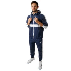 Nike Sportswear Woven Hooded Tracksuit Men - Dark Blue, White -Muse Style Shop 49471000 24